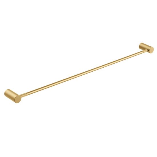 CADDENCE Series Brushed Yellow Gold Single Towel Rail 800mm